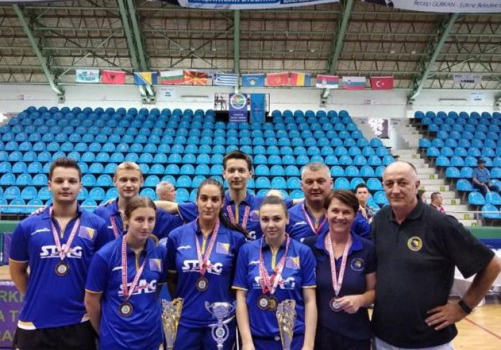 Stonoteniserima BiH tri bronze na Balkanijadi 