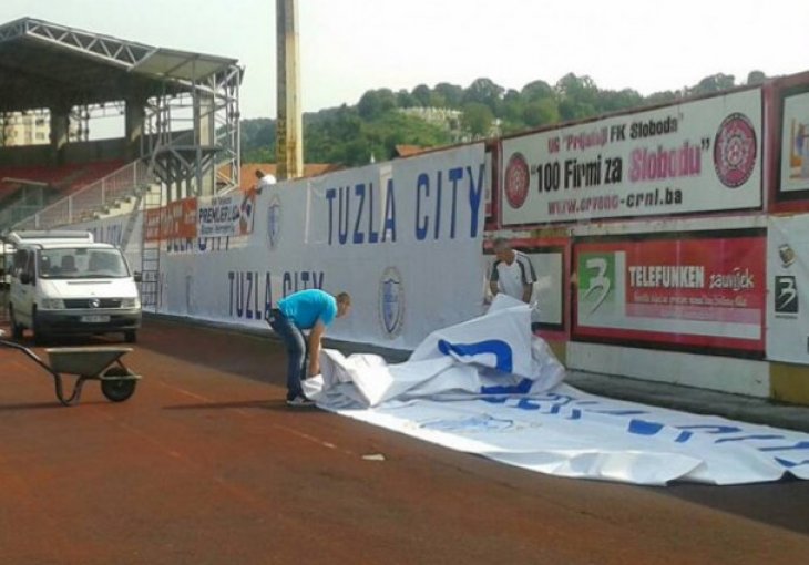 Na Tušnju prvi put logo Tuzla Cityja