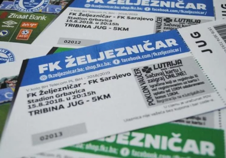 Počela prodaja ulaznica za utakmicu Željezničar - Sarajevo