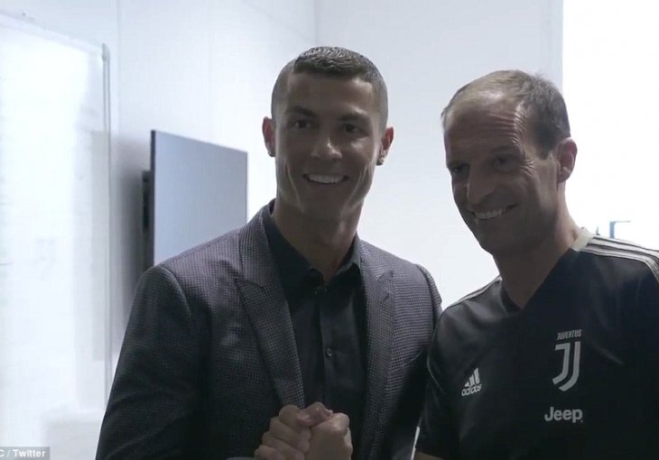 Massimiliano Allegri stao u odbranu Cristiana Ronalda