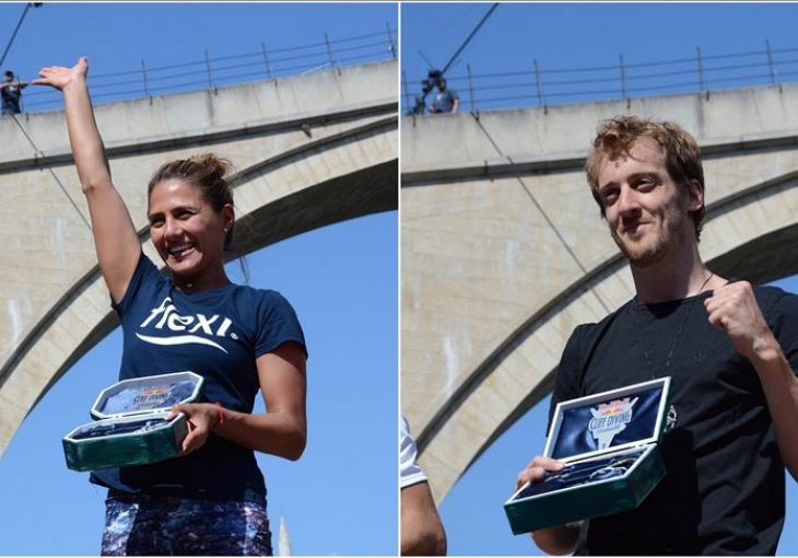 Gary Hunt i Adriana Jimenez osvajači Red Bull Cliff Divinga u Mostaru