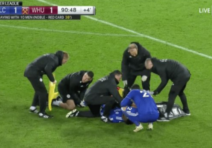 STRAHOTA ZA POMISLITI, A KAMO LI DOŽIVJETI! Zvijezda Leicestera doživio najbrutalniju povredu u posljednjih nekoliko godina