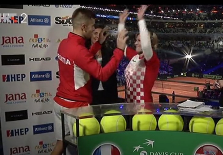 PREDSJEDNICA HRVATSKE PONOVO U ELEMENTU! Grlila Ćorića nakon pobjede, a nije ostala dužna ni NAVIJAČIMA!