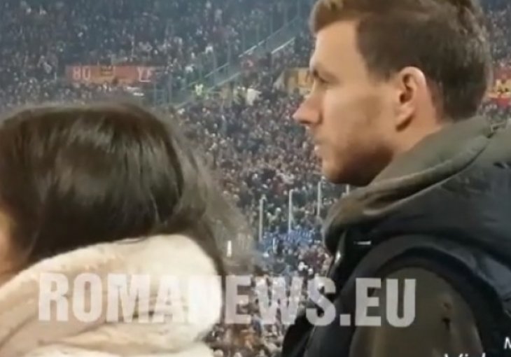 ERUPCIJA ODUŠEVLJENJA! Pogledajte kako je Džeko sinoć proslavio gol Kolarova!