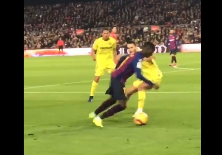 OVO NE BISTE POŽELJELI NI NAJGOREM NEPRIJATELJU! Pogledajte kako je Dembele istom fintom čak ŠEST puta 'PROVOZAO' igrača Villareala!