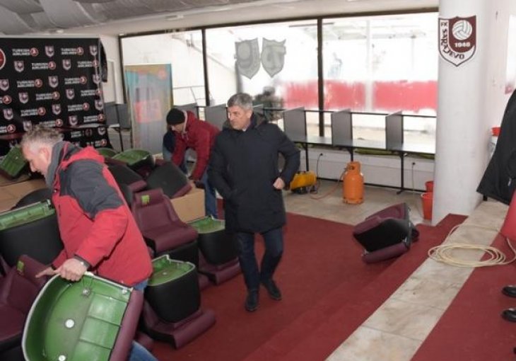 Radovi na stadionu 'Asim Ferhatović Hase' teku planiranom dinamikom