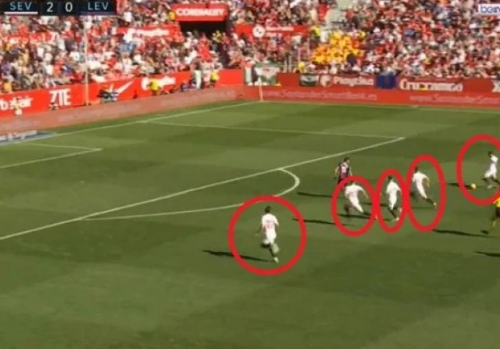 DA LI JE OVO MOGUĆE? Pogledajte kako je Sevilla propustila kontru 6 na 1! (VIDEO)