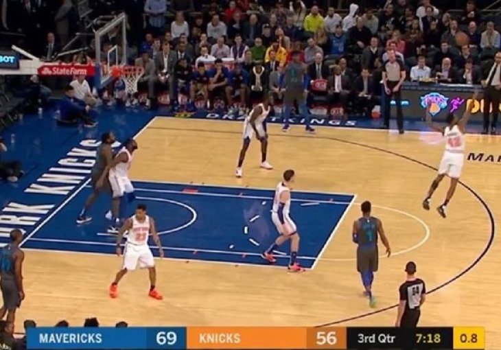 Luka Dončić sinoć nije imao neki pretjerano dobar učinak, ali je ipak napravio jedan SPEKTAKULARAN POTEZ i pogodio kamena s ramena