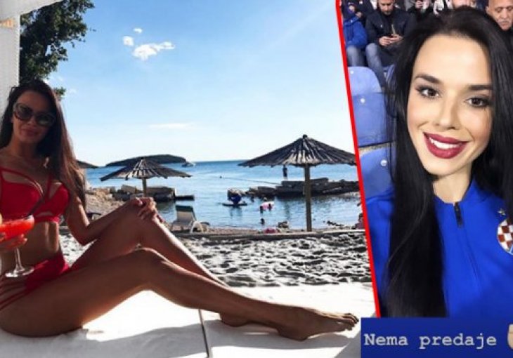 PA PORED NJE BI DINAMO I REALA POBIJEDIO: Ljepotica bodrila Modre i mamila poglede navijača