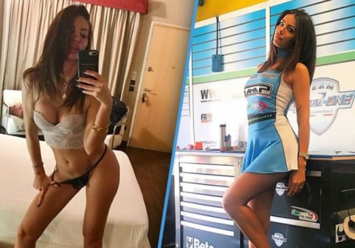OPSESIJA JOJ DA SE FOTKA GOLA Viđena je u noćnom provodu s igračem Milana: Italijanska GP devojka se vratila na stazu i pomutila razum svima (FOTO & VIDEO)