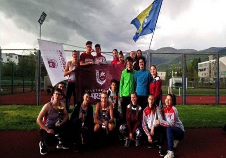 Mlađi juniori i juniorke AK Sarajevo ekipni prvaci BiH u atletici
