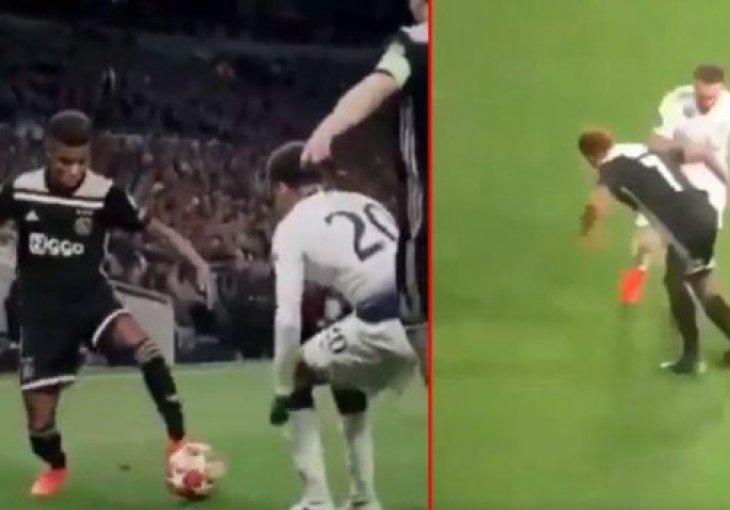SVIJET U ČUDU, JE LI SE OVO RONALDINHO VRATIO Ajaxov klinac izveo dva nevjerovatna driblinga i doslovno ponizio igrače Tottenhama (VIDEO)