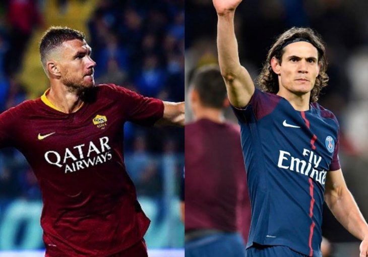 DOGOVORENA RAZMJENA Cavani u Rim - Džeko u Pariz