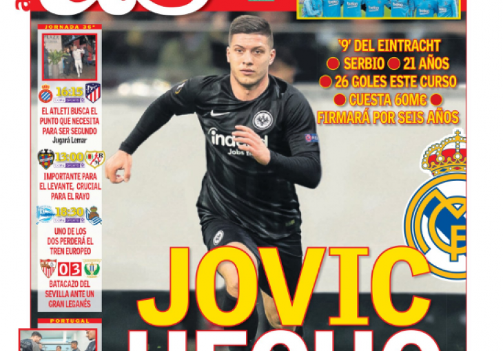 GOTOVO JE! Španski mediji potvrdili transfer Luke Jovića u REAL MADRID