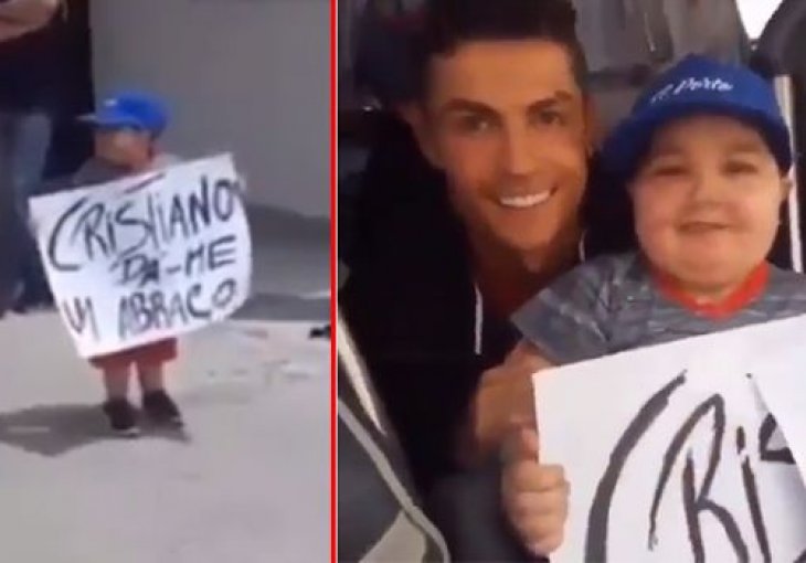 Ronaldo zaustavio autobus samo da bi ispunio želju malom navijaču, pa mu priredio susret za pamćenje (VIDEO)