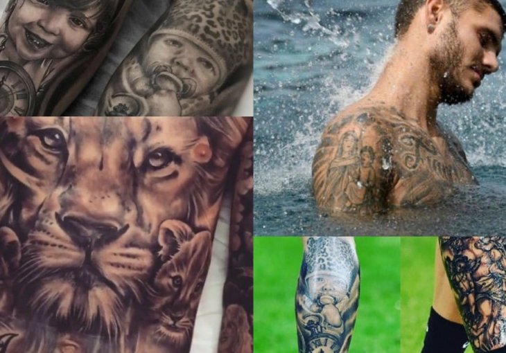 ICARDI JE OD GLAVE DO PETE 'IŠARAN': Evo šta znače Maurove tetovaže! Jedna posvećena djeci prijatelja kome je preoteo ženu