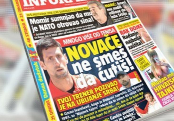 NOVAČE, NE SMEŠ DA ČUTIŠ! Srbijanski mediji obrušili se na Novaka Đokovića - ovakva sramota se ne pamti