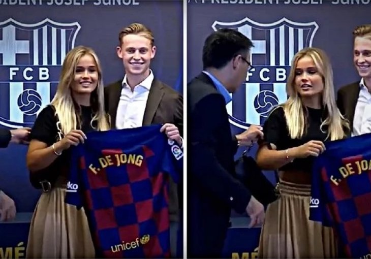 De Jong predstavljen na Camp Nou, a evo šta je direktor Barcelone uradio njegovoj djevojci