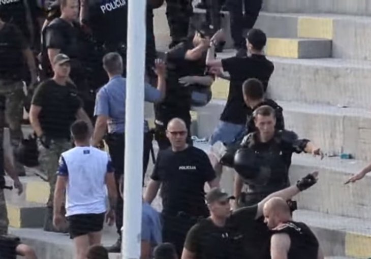 Navijači Želje se sukobili sa policijom, objavljen snimak incidenta