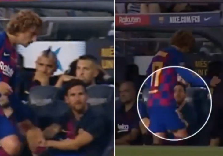 HAOS U BARCELONI Griezmann prišao da se pozdravi, a Messi uradio nešto što je zgrozilo Španiju