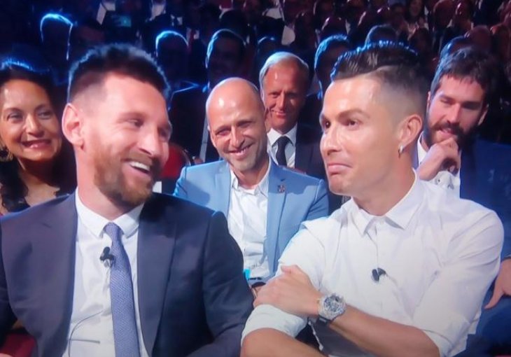 O ovom bruji Evropa: Pogledajte Ronaldovu reakciju kada je Messi osvojio nagradu!