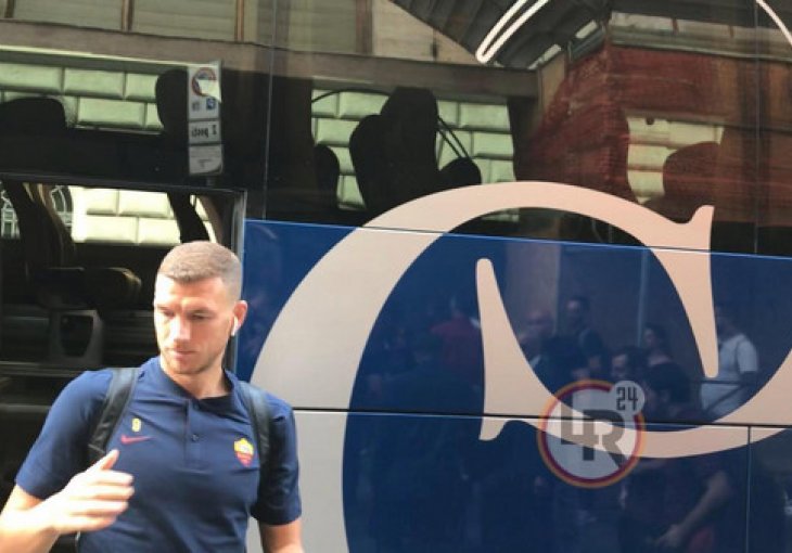 S KIM ĆE DRUGO Evo ko sjedi pored Edina Džeke u vozu: Ovo nije društvo za svakoga!