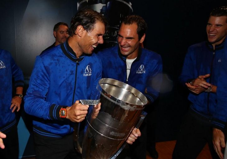 EVROPA U DRAMI BOLJA OD SVIJETA Nadal i Federer slavili kao da su osvojili Grand Slam