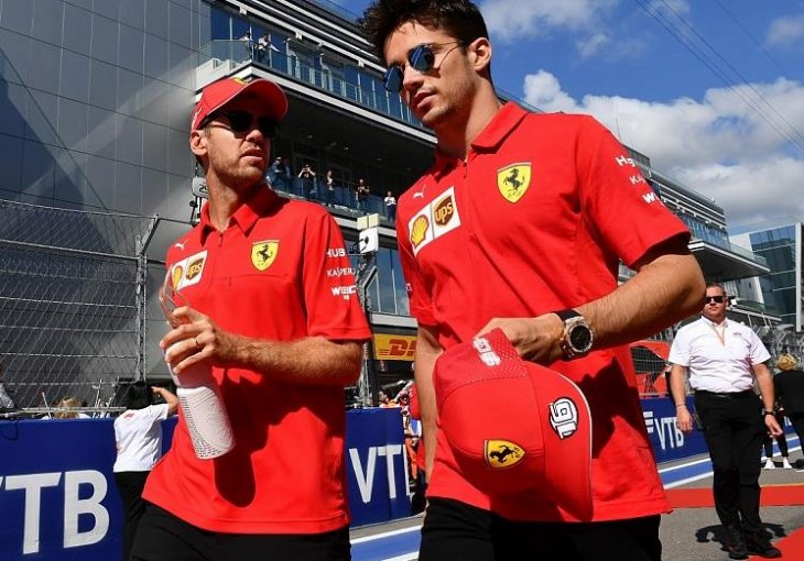 DRAMA U FERRARIJU Leclerc i Vettel u svađi na stazama, van trka nemaju problema