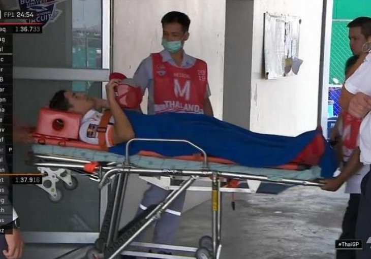 TUŽNE SCENE SA TAJLANDA Užasan pad Marca Marqueza, na nosilima prebačen u bolnicu