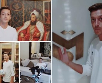 NAMJEŠTAJ IZ TURSKE, NA ZIDOVIMA SLIKE SULTANA, SOBA SAMO ZA IGRANJE IGRICA, A TEK CIPELARNIK Pogledajte Ozilovu kuću vrijednu 10 miliona dolara (VIDEO)