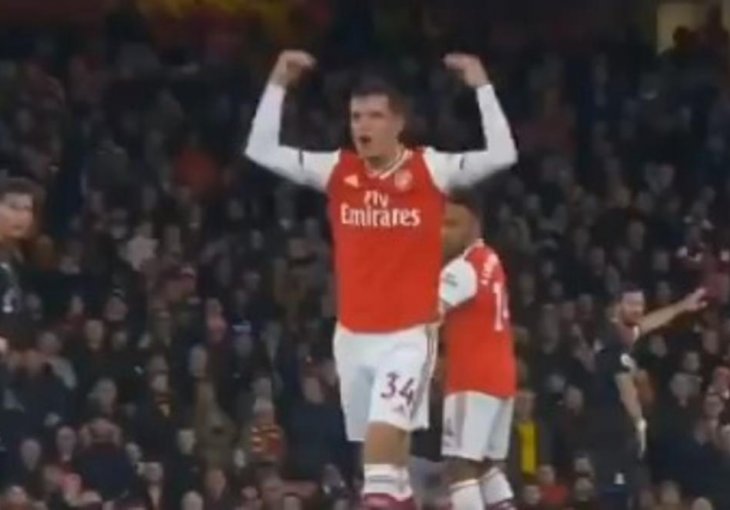 NOVI SKANDAL ALBANSKOG PROVOKATORA: Xhaka ne udara samo na Srbe! Pogledajte šta je uradio kapiten Arsenala svojim navijačima i treneru (VIDEO)