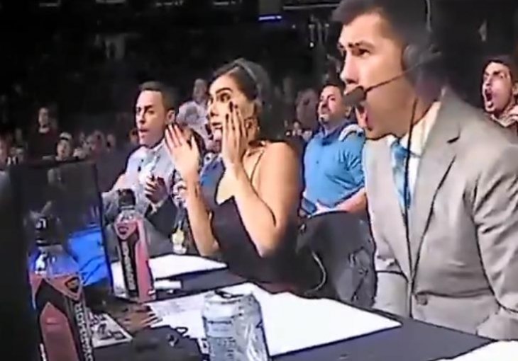 PREPALA SE KAD JE VIDJELA Pogledajte reakciju UFC-ove reporterke nakon čudesnog TKO-a