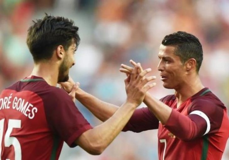 NAKON TUŽNOG LOMA NOGE Cristiano poslao divnu poruku Andreu Gomesu