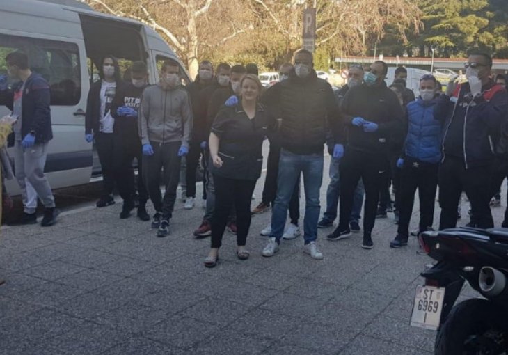 NOGOMET I PANDEMIJA Gesta koja je oduševila region, Torcida pod maskama stigla u pomoć