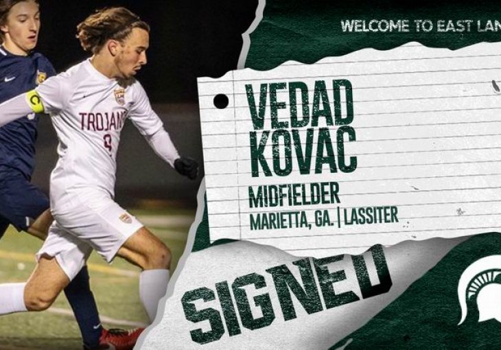 VELIKI PODVIG Juniorski bh. reprezentativac Vedad Kovač osvojio prestižno priznanje Gatorade State Player of the Year 2019-2020