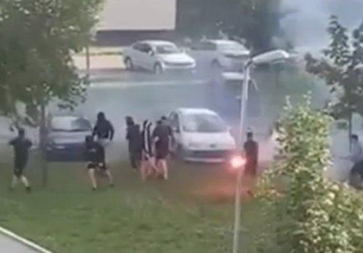 Brutalna tuča Grobara i Bed Blu Bojsa u Vukovaru (VIDEO)