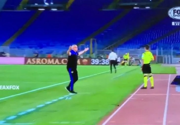 Pogledajte kako je trener Sampdorije reagovao na Džekin eurogol, pa ovo je urnebesno!