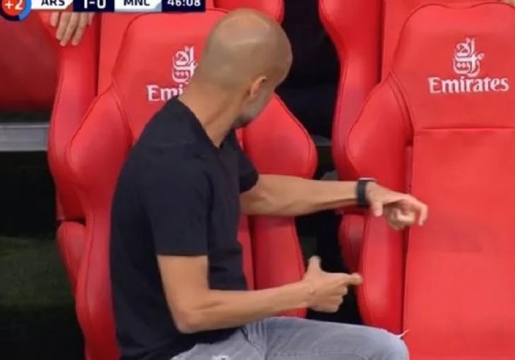 ARTETA GA POTPUNO NADMUDRIO, A O PEPOVOJ GESTI BRUJI INTERNET Guardiola je bio van sebe, bolji dokaz od ovog ne treba (VIDEO)