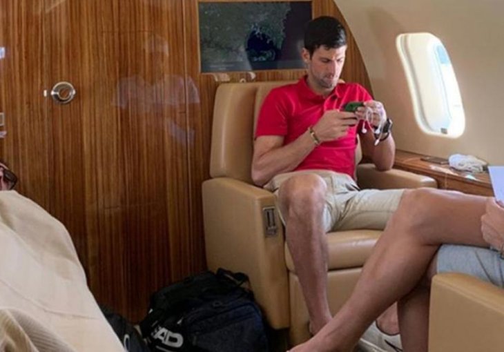 OVO JAVNOST JOŠ NIJE VIDJELA: Ovako izgleda unutrašnjost Novakovog privatnog aviona! MA KAKAV CRISTIANO, OVO JE RASKOŠ (FOTO)