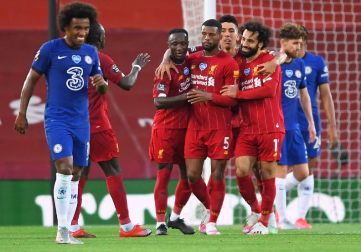 U spektaklu sa čak osam pogodaka Liverpool slavio protiv Chelseaja
