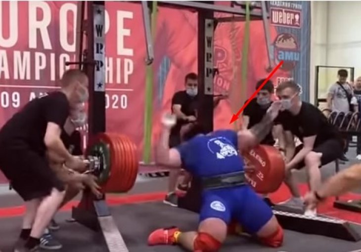 RUSKI DIZAČ TEGOVA POKUŠAO DA DIGNE 400 KILOGRAMA, A ONDA SE ČULO STRAŠNO KIDANJE: Popucale mu sve kosti, HITNO OPERISAN