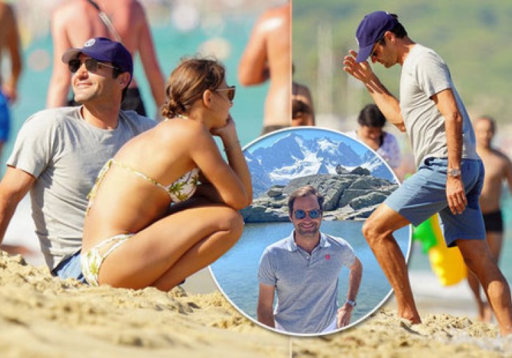 FEDERER RASPIŠTOLJEN, MIRKA U NEZGODNOM POLOŽAJU Teniser na jahti čuvenog milijardera, ali svi zure u njegovu suprugu (FOTO)