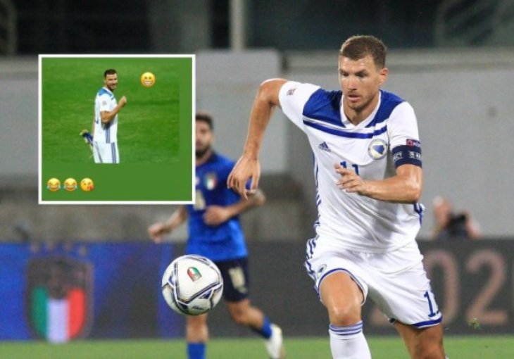 EDIN DŽEKO ODGOVORIO NA PROVOKACIJE  REPREZENTATIVCU ITALIJE, NIJE OSTAO DUŽAN Instagram se  usijao od komentara