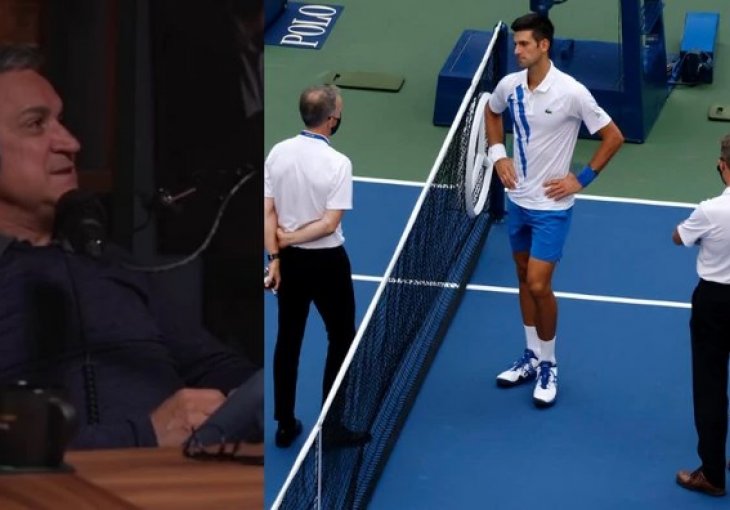 SRĐANOVA REAKCIJA PRIKAZUJE KAKO SE OSJEĆALA CIJELA SRBIJA Novakov otac ZANIJEMEO u prenosu poslije diskvalifikacije sina