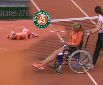TUGA NA ROLAND GARROSU, IZVELI SU JE U KOLICIMA: Vrišti od bolova, GLEDATELJI U SUZAMA GLEDALI SNIMAK (VIDEO)