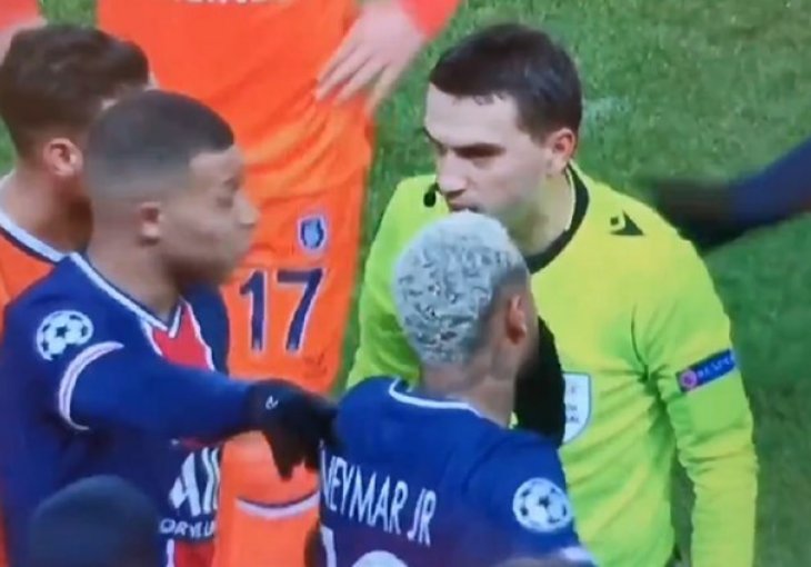Pogledajte što je Mbappe uporno ponavljao glavnom sucu tokom haosa na terenu