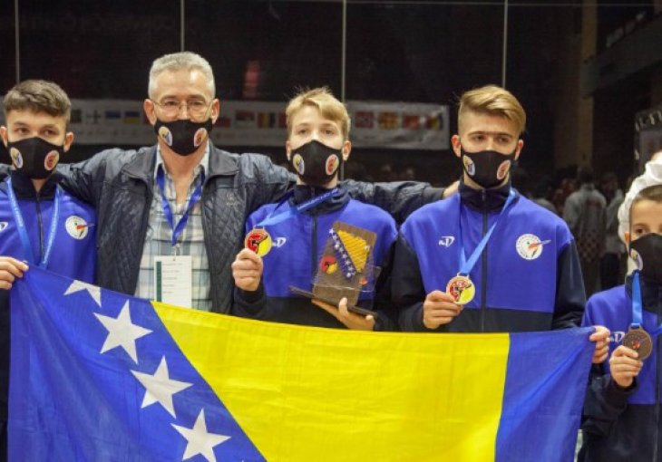Dvije zlatne medalje za Bosnu i Hercegovinu na evropskom prvenstvu u Taekwondou