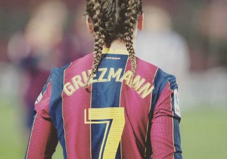Griezmann  se pojavio sa kikicama na glavi: U dvije riječi objasnio zašto je to učinio