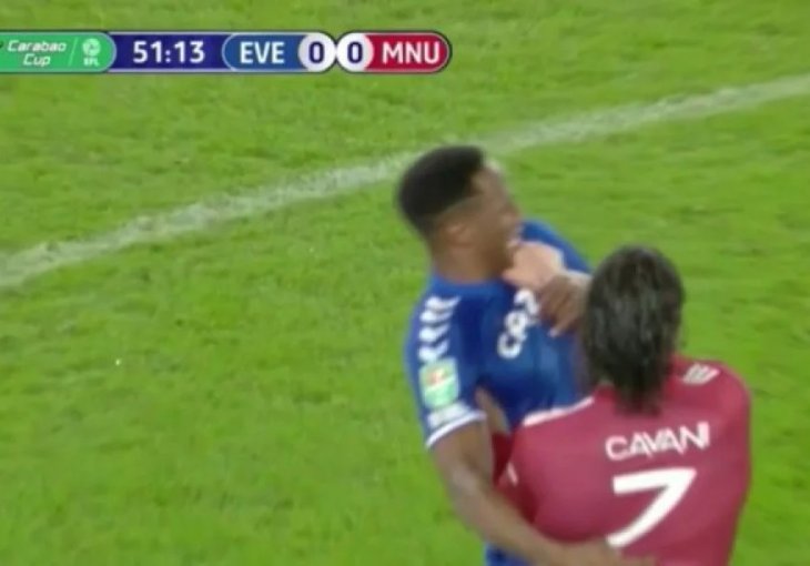 Solskjaer upitan o incidentu između Cavanija i Mine: Evo šta se desilo na samom finišu