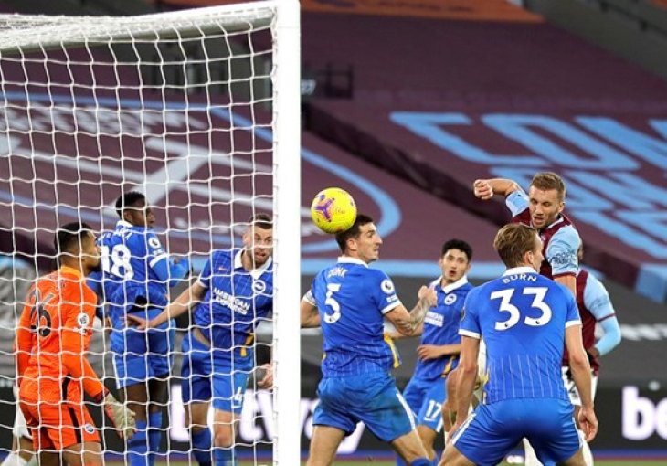 WEST HAM - BRIGHTON 2:2 Najubojitija glava Premiershipa spasila Hammerse